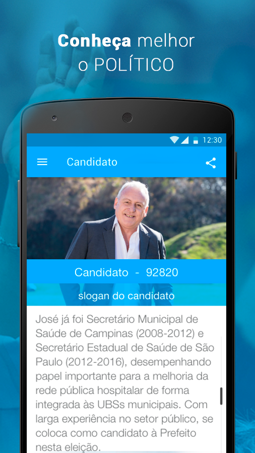 Android application POLITICO COM.VC screenshort
