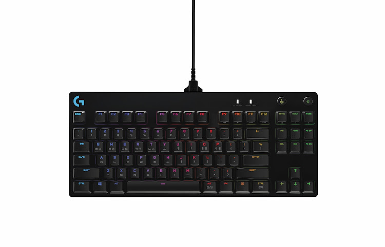 Logitech G Pro gaming keyboard.