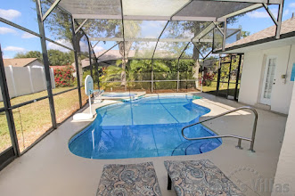 Orlando villa with a west-facing private pool and spa