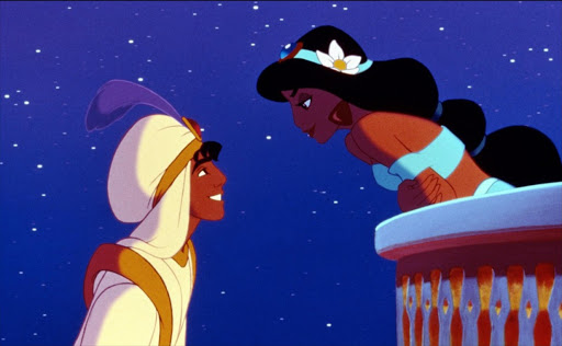 A screenshot from Disney's Aladdin (1992).