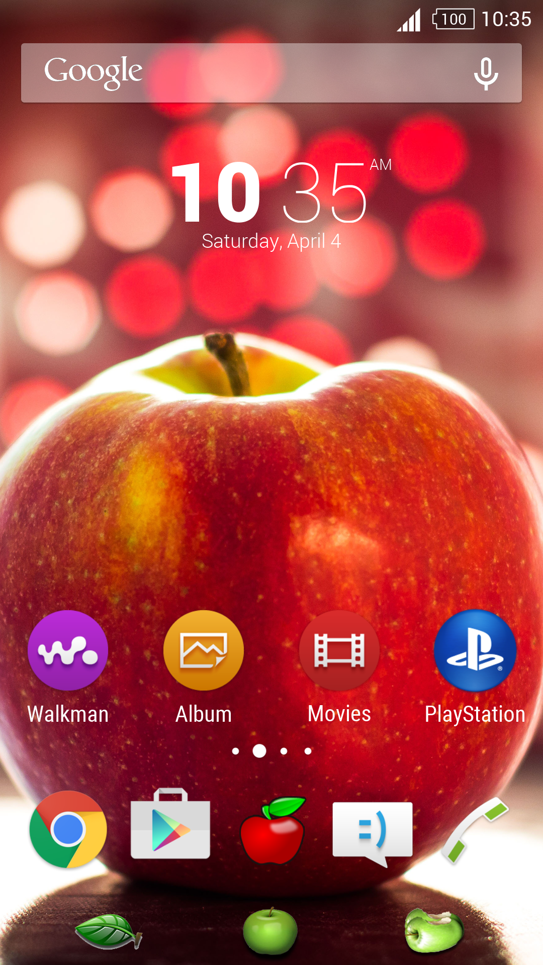 Android application tofaha eXp heme screenshort