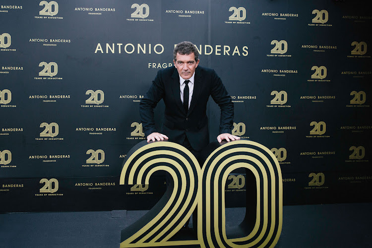 Antonio Banderas at the 20th anniversary celebration of his fragrances in Marbella, Spain.