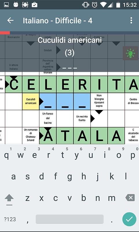 Android application Crosswords screenshort