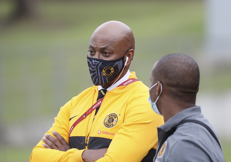 Kaizer Motaung Jnr during a DStv Premiership match between Royal AM and Kaizer Chiefs at Chatsworth Stadium on December 19 2021.