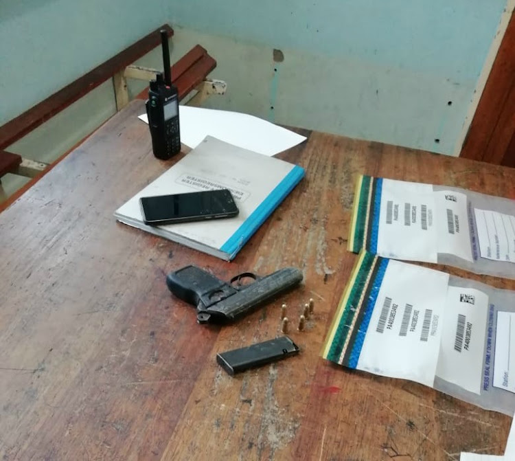 An 11-year-old boy has been arrested after being found in possession of an unlicensed firearm.