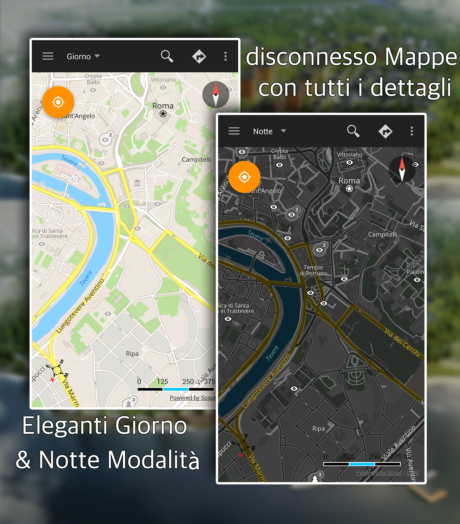 Android application GPS Driving Route screenshort