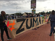 Durban protesters gather at the Circus Site for the march. Photo: Jackie Clausen