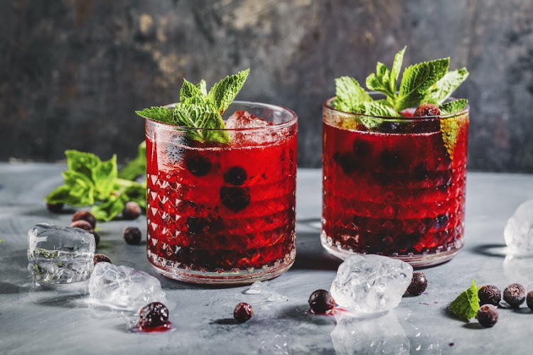 Blueberry Cocktail.