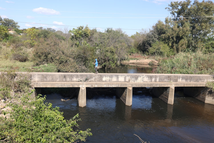 The Apies River in Hammanskraal. Picture: Thulani Mbele