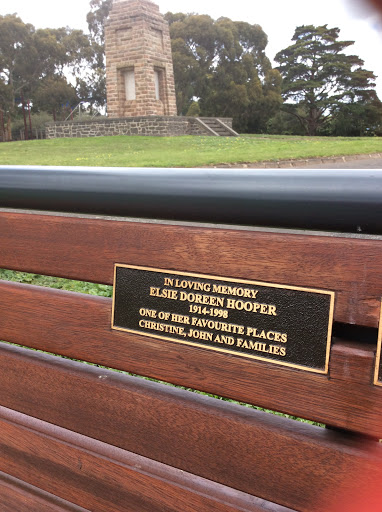 Elsie Hooper Memorial Bench