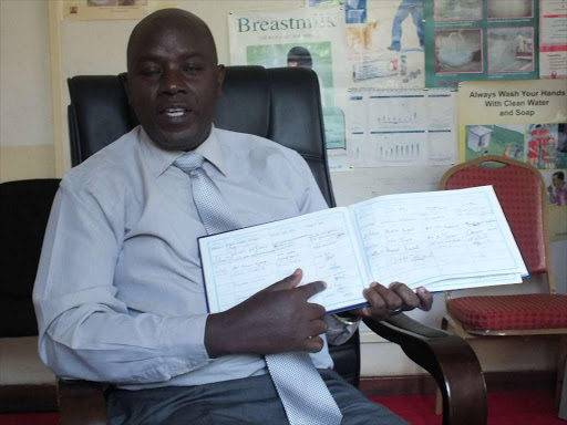 COOKED UP: Nakuru county public health officer Samuel King’ori at his office in Nakuru town on June 23 last year.