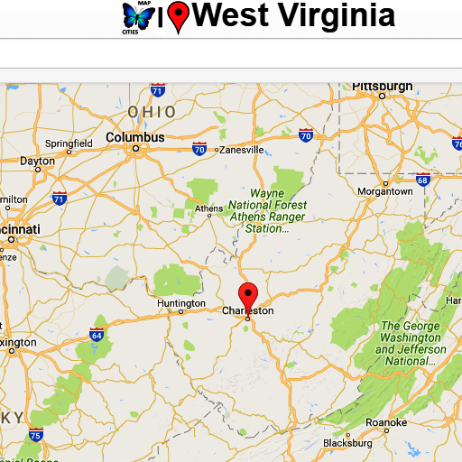 Android application West Virginia Map screenshort