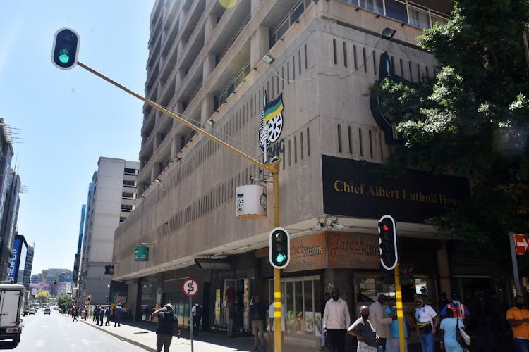 Unpaid Luthuli House workers on Monday held another picket to air their grievances. File photo.