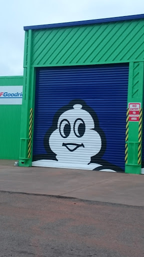 Michelin Man Mural