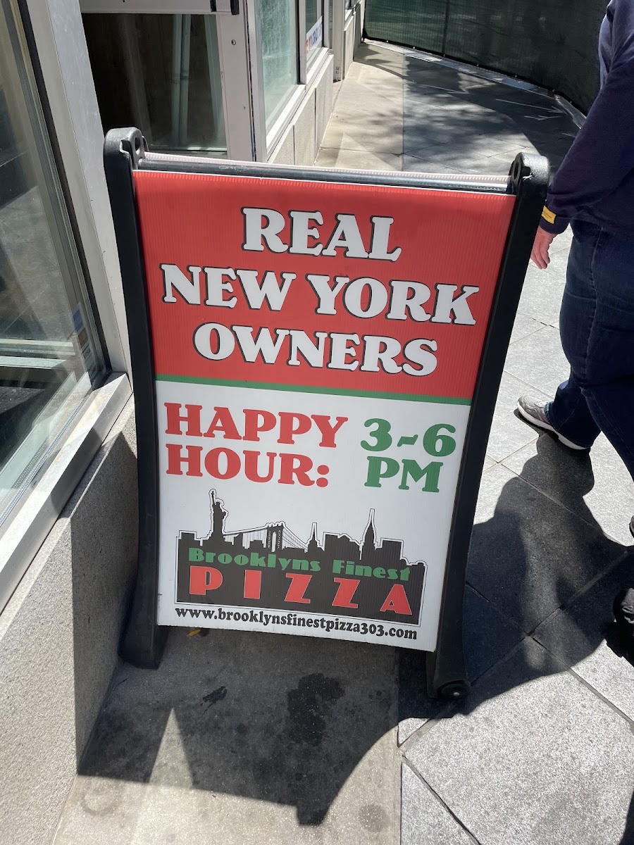 Brooklyn's Finest Pizza gluten-free menu