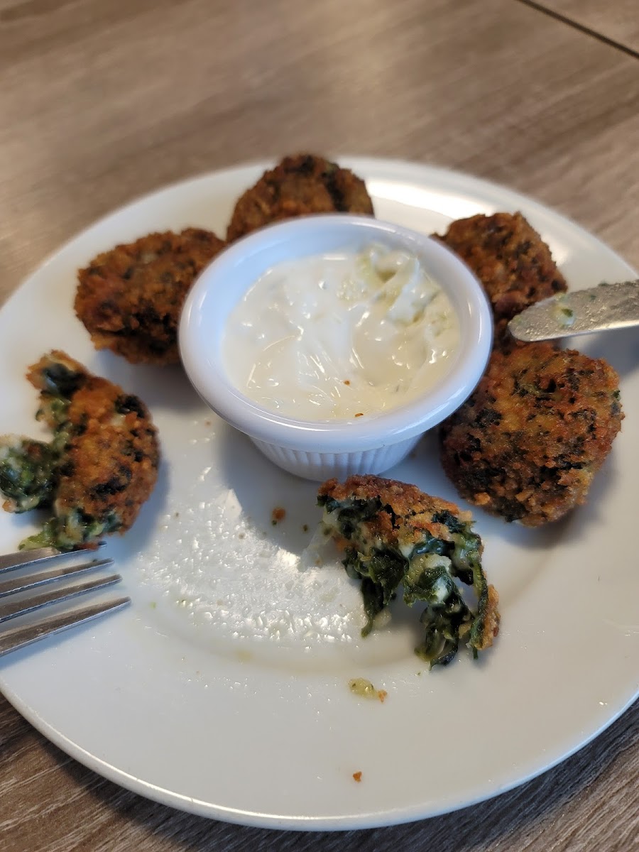 Spanakopita (spinach pie) bites