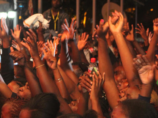 A file photo of revellers in a night club, Nairobi. /ENOS TECHE