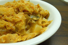 Cabbage Batate Sukke