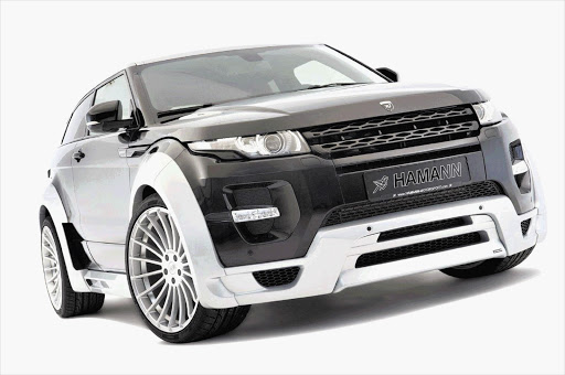 An aerodynamics package is what makes the Hamann Evoque so attractive