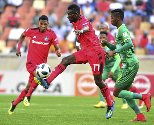 Orlando Pirates strikers Vincent Pule, left, and Augustine Mulenga have been on song but the defence needs work.