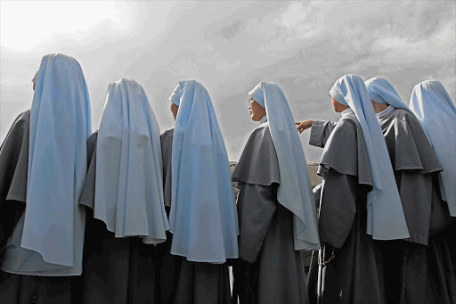 Nuns of the Notre Dame order gather during a break at St Peter Claver High School in the northern Free State. The order, which started the school more than 100 years ago, has built its success on the core values of love and discipline