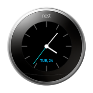 Nest thermostat farsight analog clock