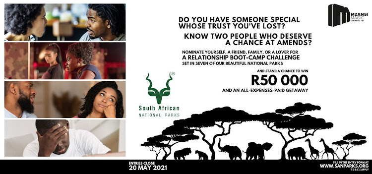 Enter to take part in SANParks' boot camp adventure series.