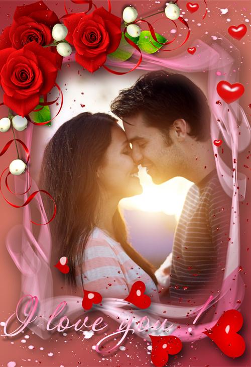 Android application Love photo frames HD screenshort