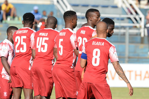 A file photo of Swallows players during the National First Division match between Witbank Spurs and Moroka Swallows at Puma Rugby Stadium on May 22, 2016 in Witbank, South Africa.