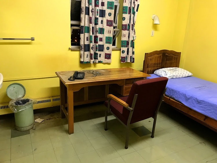 The sleeping quarters at Rahima Moosa Mother & Child Hospital in Coronationville, Johannesburg.