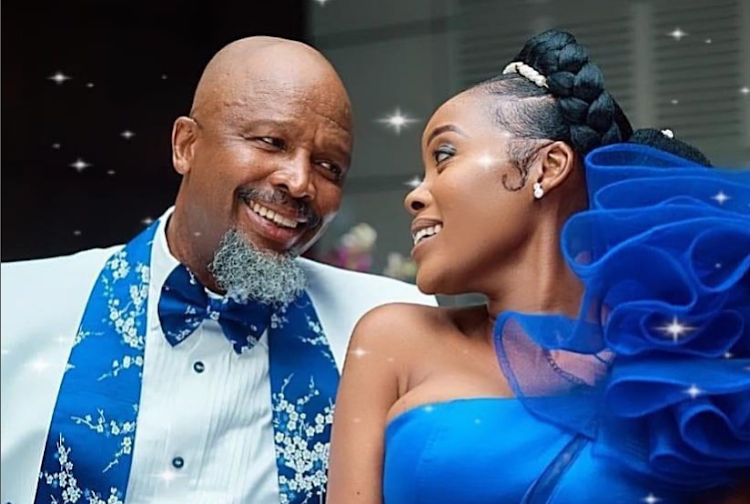 Pearl and Sello Maake kaNcube are head over heels in love.