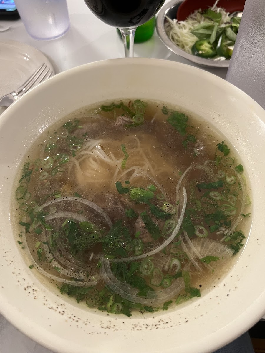 Filet mignon pho