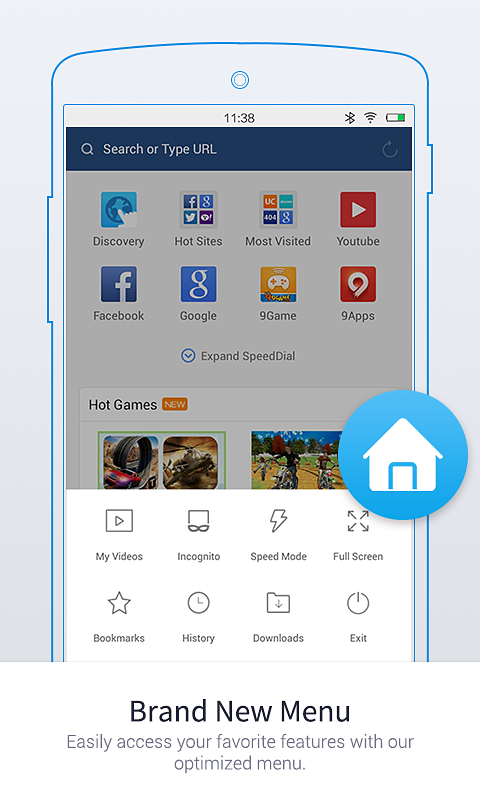 Android application UC Mini-Download Video Status & Movies screenshort