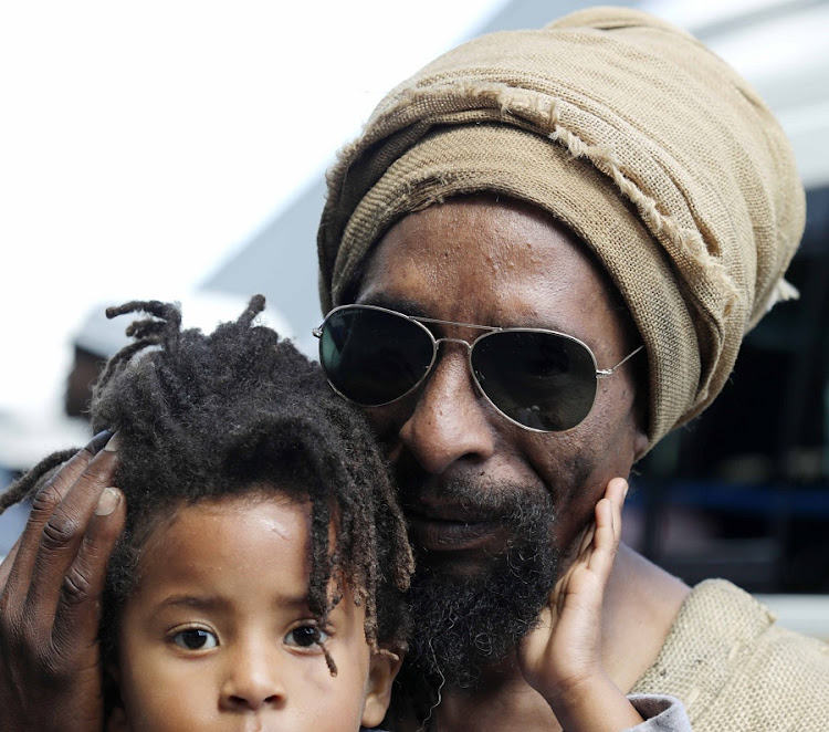 “Doc” Christopher Nieuwenhyus, 44, with his daughter Evana Nieuwenhuys, 3.