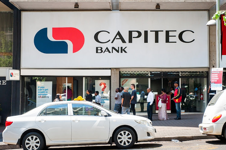 Capitec Bank in Braamfontein, Johannesburg. Picture: Waldo Swiegers / Sunday Times