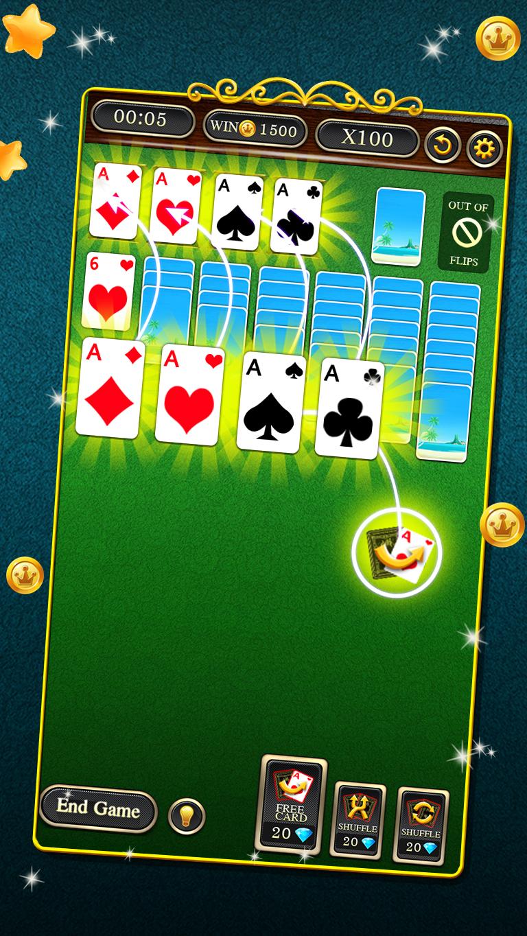 Android application Vegas Solitaire : Lucky Bet screenshort