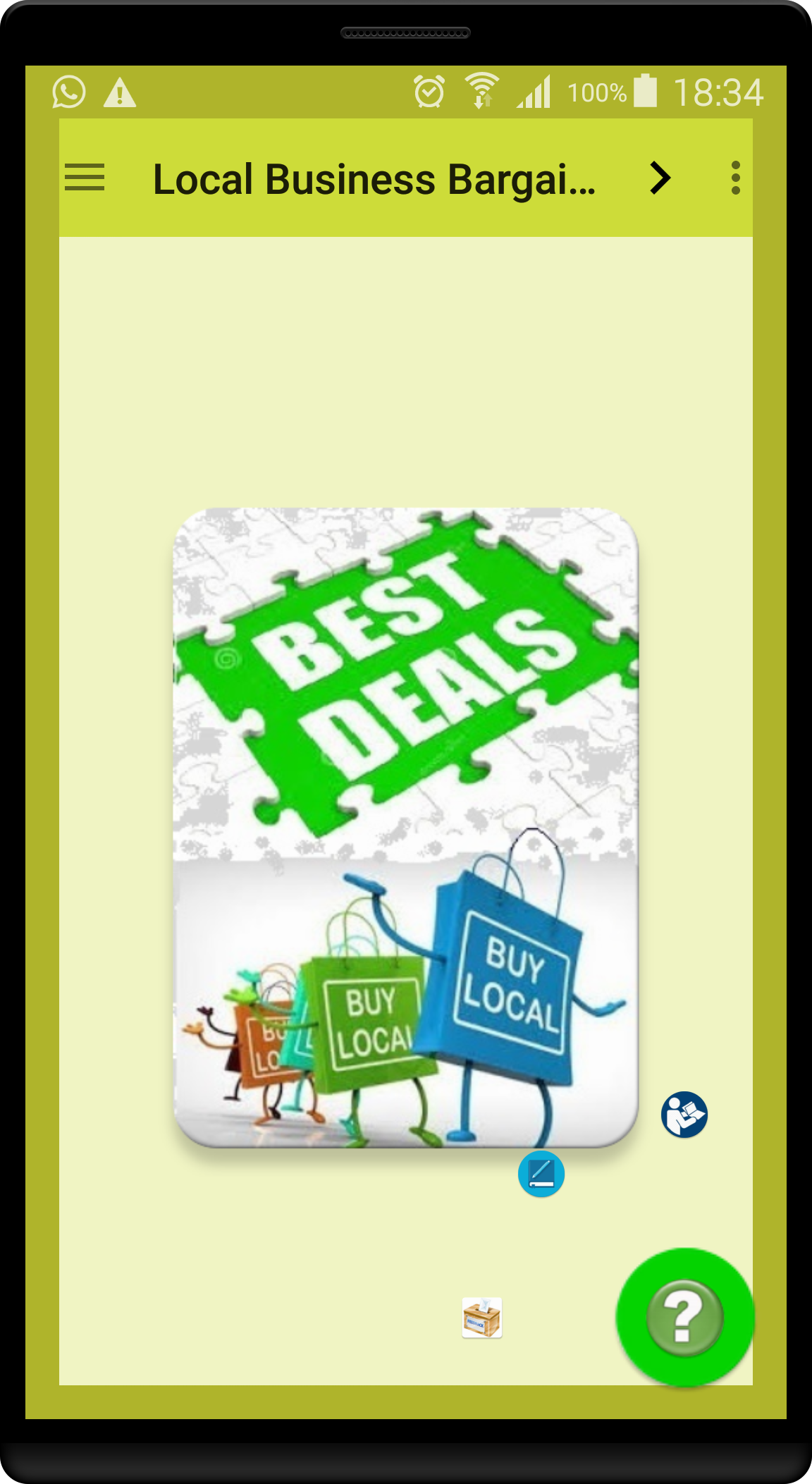 Android application Local Business Bargains screenshort