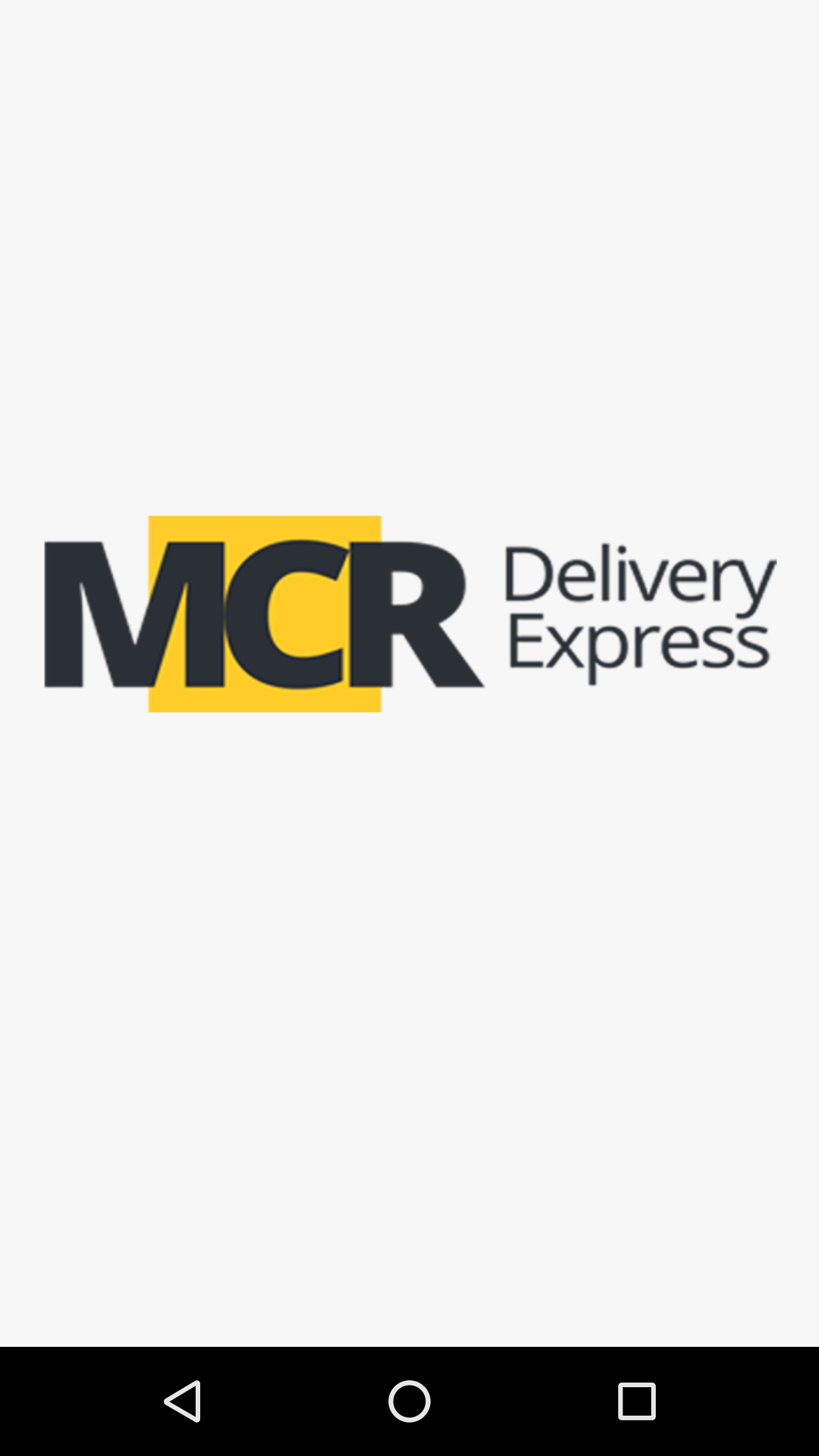 Android application MCR Delivery Express screenshort