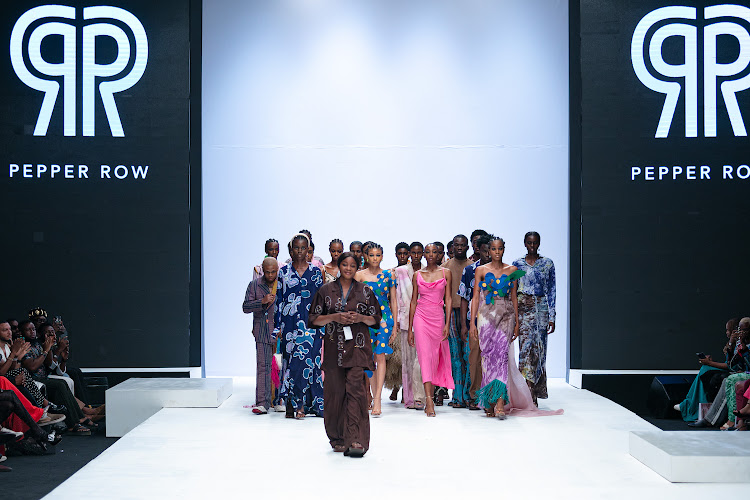 Pepperrow at Lagos Fashion Week 2022.