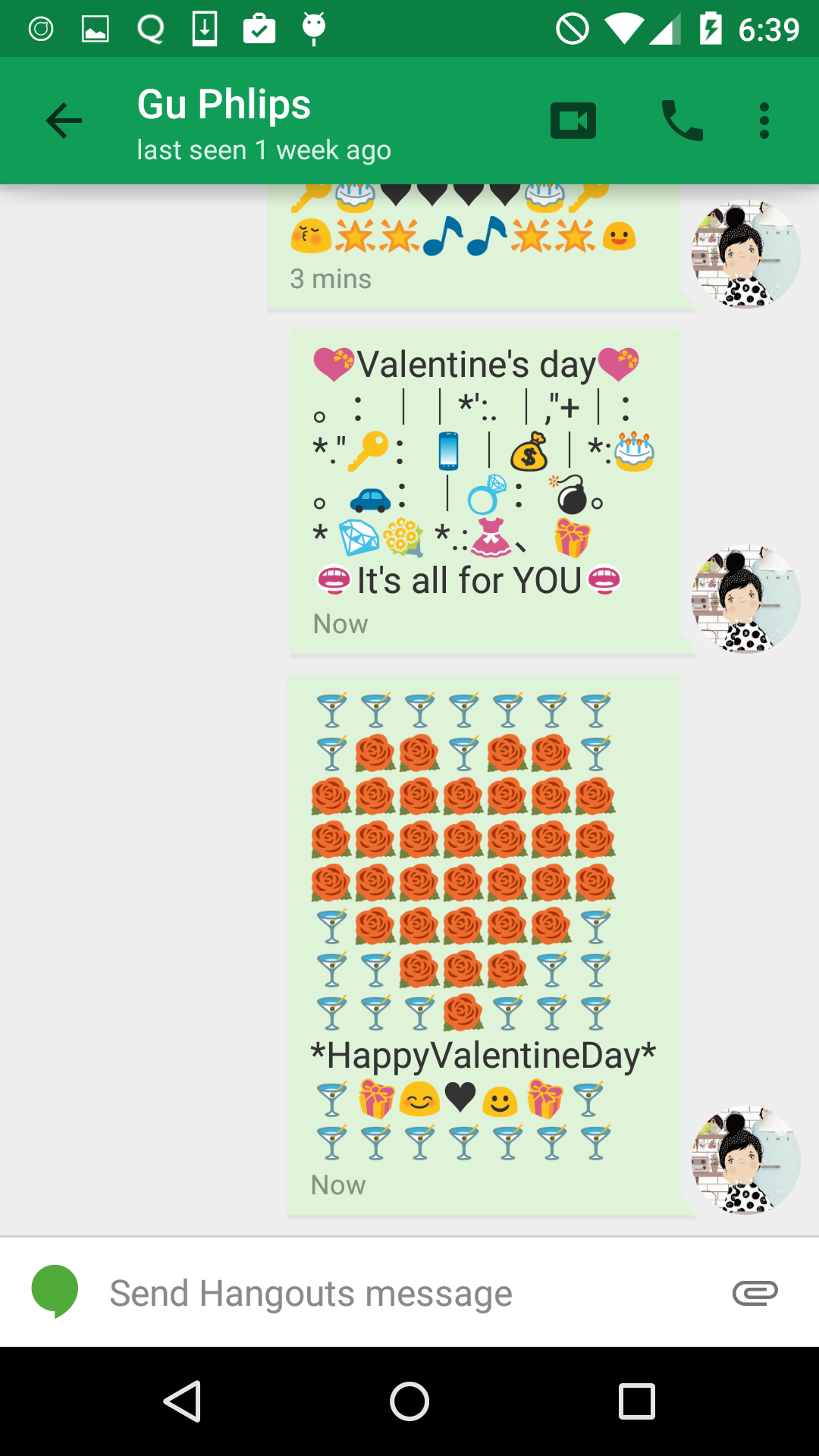 Android application Valentines Art -Emoji Keyboard screenshort