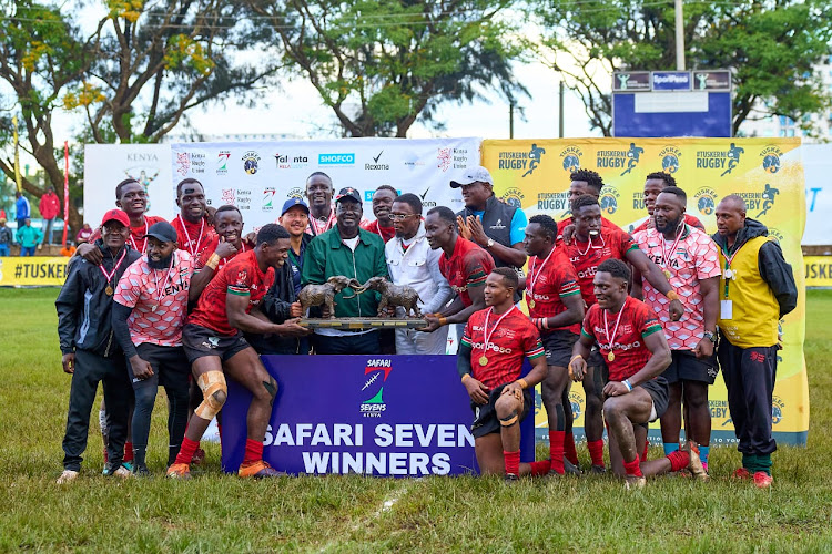 Kenya Sevens rugby team Shujaa win the Safari 7s