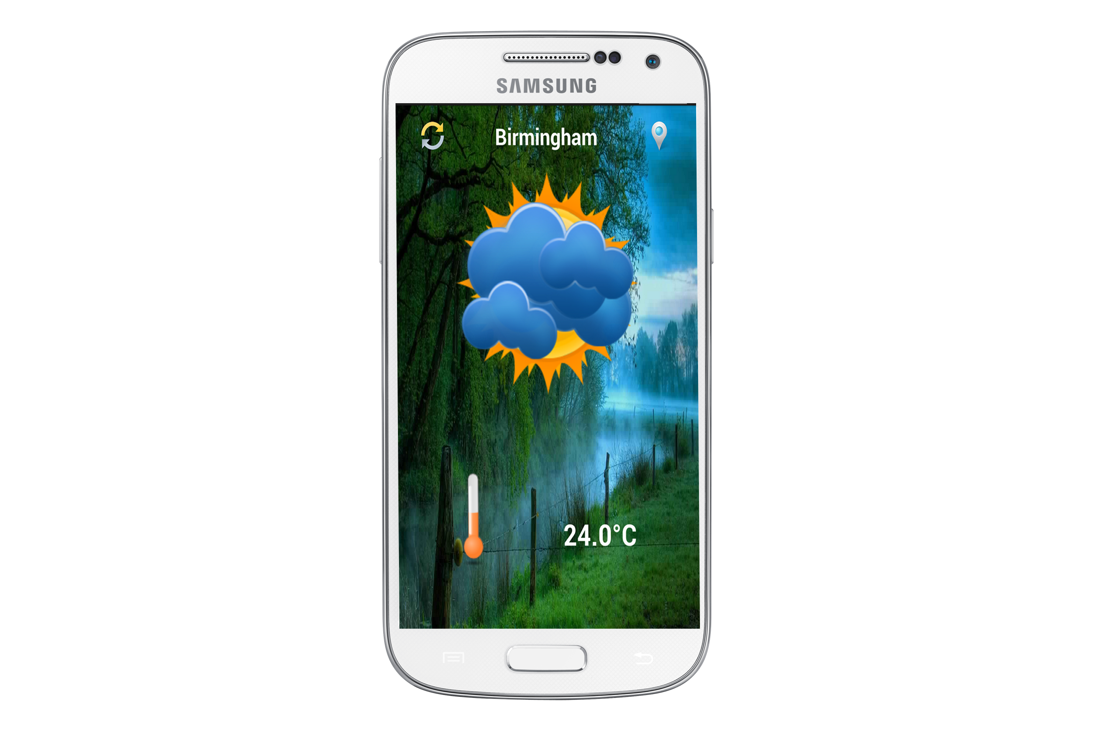 Android application Daily weather screenshort