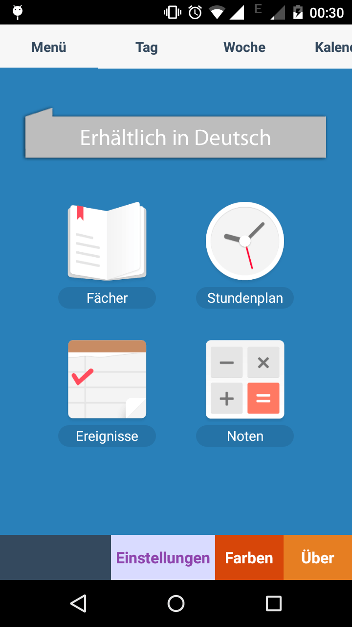 Android application Student Agenda Pro screenshort