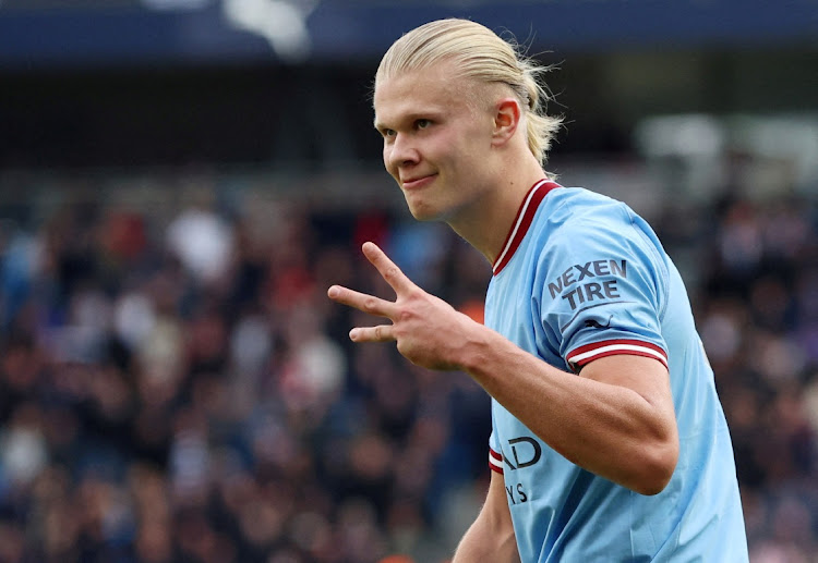Manchester City's Erling Braut Haaland . Picture: PHIL NOBLE/REUTERS
