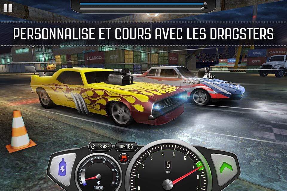 Android application Top Speed: Drag & Fast Racing screenshort