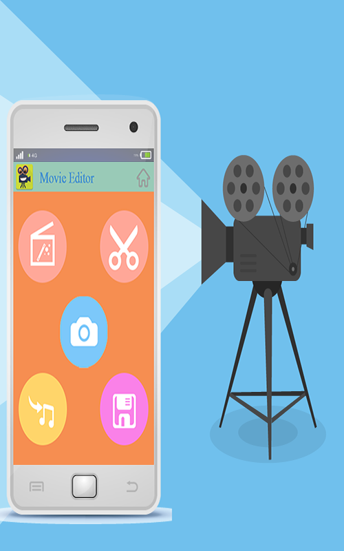 Android application Free video editor: maker Movie screenshort
