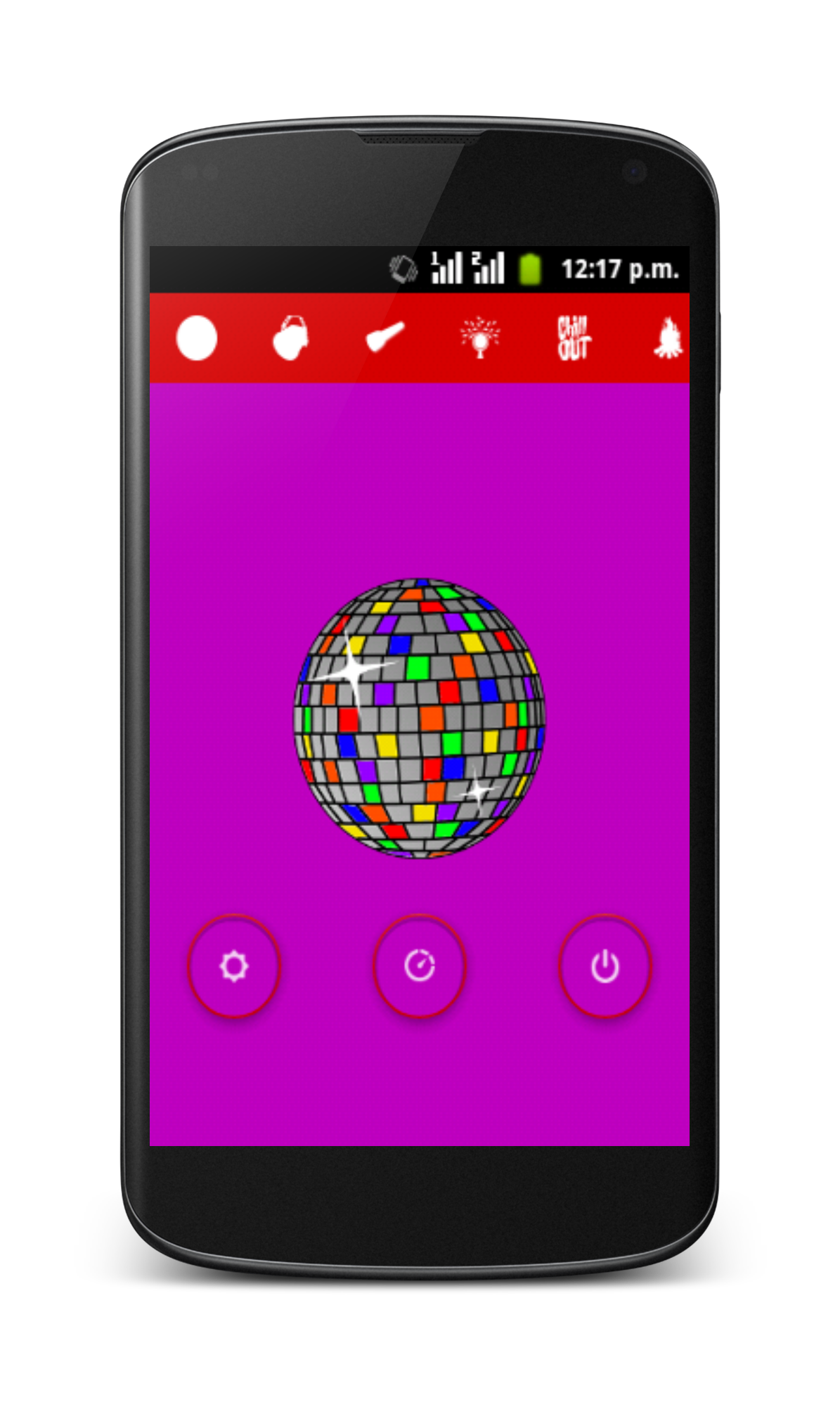 Android application Colorful Party Ligths screenshort