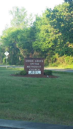 Sign At Union Grove UMC