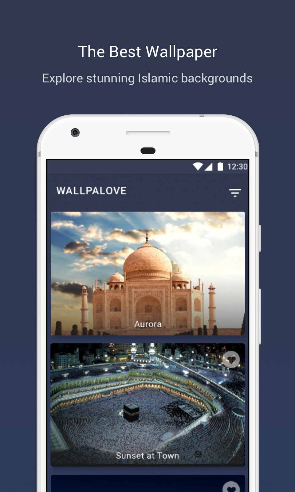 Android application Islamic Wallpaper BackgroundHD screenshort
