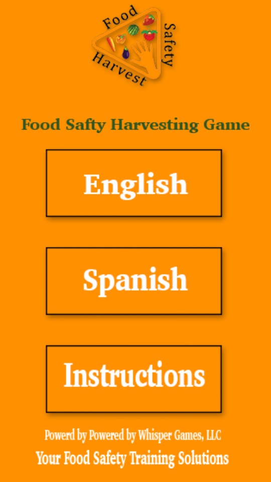 Android application Food Safety Harvesting screenshort